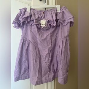 Lavender mini dress. Size XL. Brand: Free People.